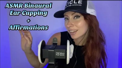 ASMR Binaural Ear Cupping + Whispered Affirmations - YouTube