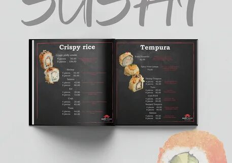 Sushi House Official MENU Sushi Menu on Behance