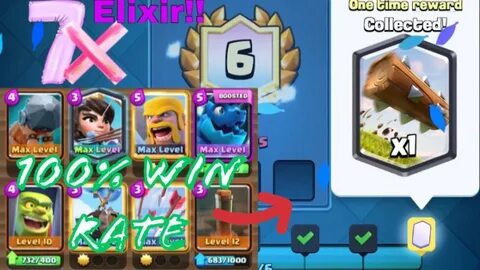 7x Elixir Challenge - Clash Royale Tips and Trick - YouTube
