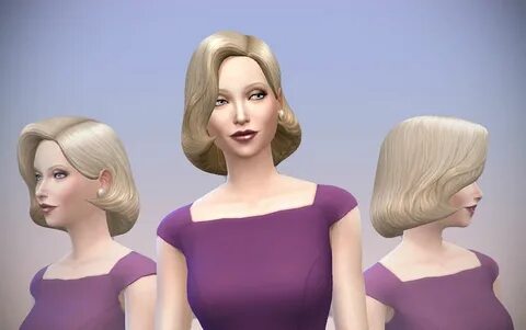 Sims 4 Hairs Delco Webney: Retro hairstyle Retro hairstyles,