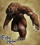 Endless Realms bestiary - Werebear by jocarra Mythical creat