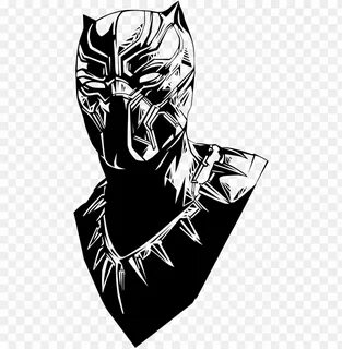 black panther - black panther marvel vector PNG image with t