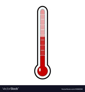 Thermometer template Royalty Free Vector Image