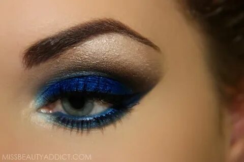 MissBeautyAddict !: Líčenie k šatám 2/5 Blue eye makeup, Eye