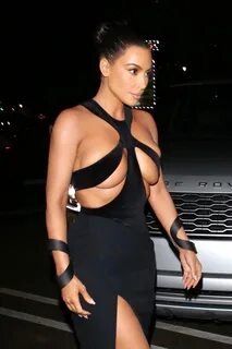 Kims boob dress