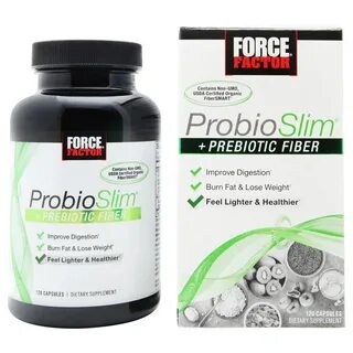 Köp Force Factor - ProbioSlim + Prebiotic Fiber - 120 Kapsla