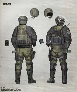 BEAR & USEC operators concepts, Nikita Buyanov Armor concept