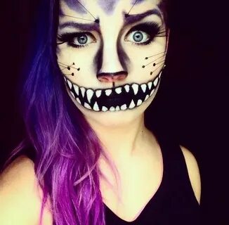 Pin by Andrea McLane on Costumes Cat halloween makeup, Chesh