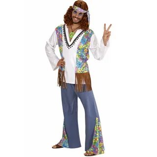 Déguisement hippie homme woodstock - Mister Fiesta