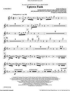 Brymer - Uptown Funk (complete set of parts) sheet music for