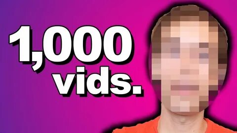 My 1,000th Video (Face Reveal) - YouTube