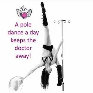 A pole dance away keeps the doctor away #poledance #polefitn