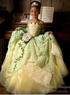 Princess And The Frog Disney Inspired Tiana Princess Dress C