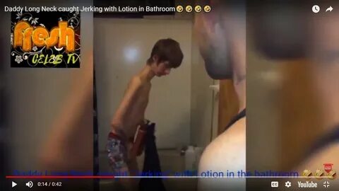 Daddy Long Neck caught Jerking with Lotion in Bathroom 🤣 🤣 🤣