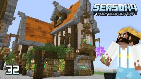 FLOWER SHOP & Micro Farms in Minecraft Bedrock! Truly Bedrock Season 4 Ep32 - Yo