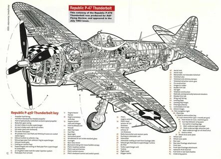 Cutaway, P 47 thunderbolt, Thunderbolt