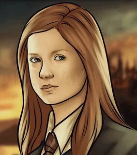 How To Draw Ginny Weasley, Step by Step, Drawing Guide, by D