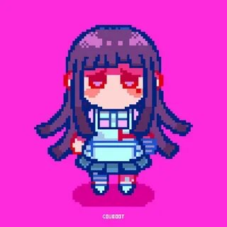 mikan tsumiki pixel art! 💉 Danganronpa Amino