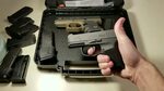 Sig p365 vs Glock 43 vs Glock 26 sizes - YouTube