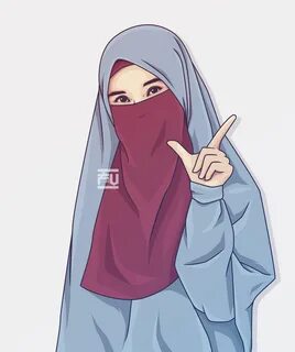 Pin on Hijab vector