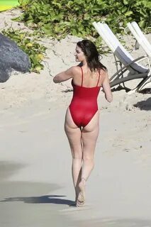 EXCLUSIVE Stephanie Seymour is seen on the beach in St Barts