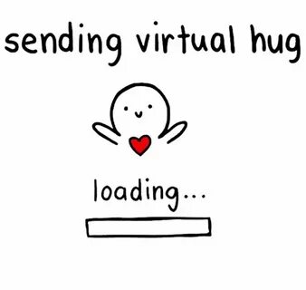 Virtual Hugs And Kisses Meme - Jus try to Smile