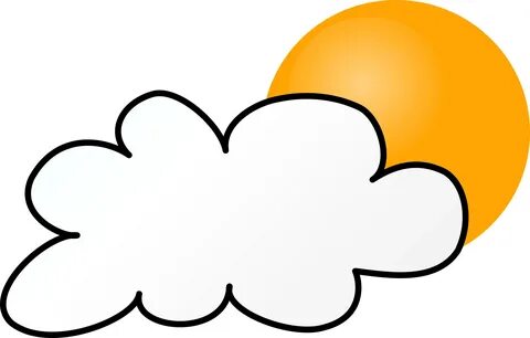 Cloudy Day Simple - Cloudy Weather Clipart - Full Size Clipa