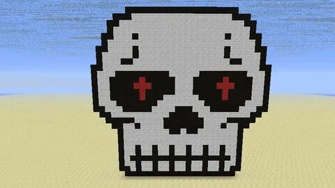 One Piece Skull Pixel Art Minecraft Project All in one Photo