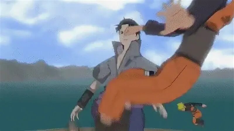 Naruto vs Yoruichi (different forms)