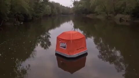 This floating tent offers you a cool new way to die while ca