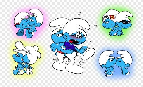 Smurfette bayi smurf serakah smurf brainy smurf hefty smurf,