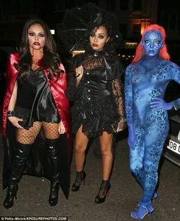 Jade Thirlwall wears Mystique costume as she parties with Li