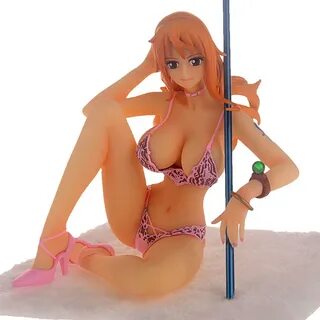 Japanese anime One Piece Sexy Nami resin figure Floral Bikin