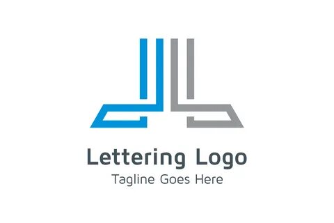 Lettering LL Logo Graphic by Acongraphic - Creative Fabrica