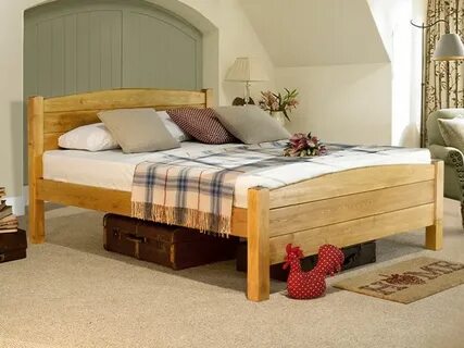Traditional Country Bed Wooden bed frames, Traditional bed f