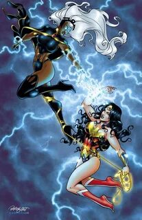 Wonder Woman vs storm Comic book heroes, Marvel and dc cross