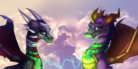 www.devintart,com Spyro and cynder, Spyro the dragon, Dragon