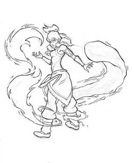 The-legend-of-korra Coloring Pages For Kids - Free Printable