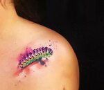 Little Caterpillar tattoo by Pablo Ortiz Photo 24532