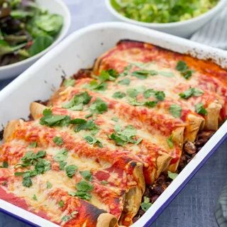 Easy Beef Enchiladas - Easy Peasy Foodie