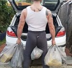 Real men make one trip only - 9GAG