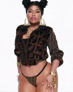 Nicki Minaj Twerks In A Fendi Thong As She Shows Off Bodacio