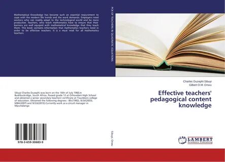 Описание effective teachers'' pedagogical content knowledge