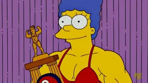 Marge muscular ears The Simpsons - YouTube