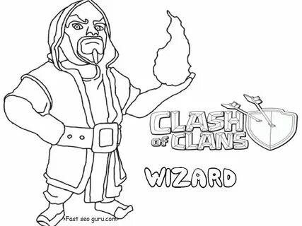 Clash Of Clans Coloring Pages Hog Rider Mclarenweightlifting