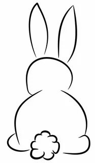 cute bunny illustration, rabbit line art. cute easterbunny. 