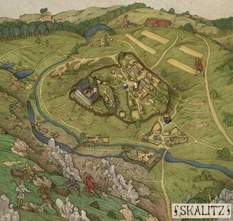 Skalitz Maps of main locations in Kingdom Come Deliverance -