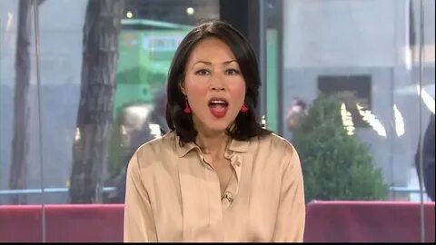 Ladies in Satin Blouses: Ann Curry - tan satin blouse