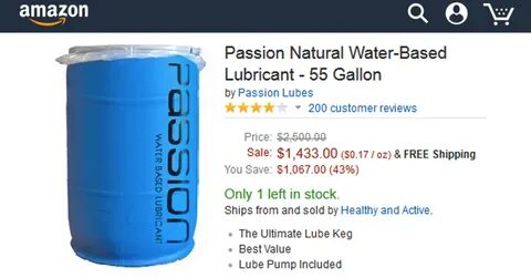 55 gallon drum of lube has the best Amazon review we've ever