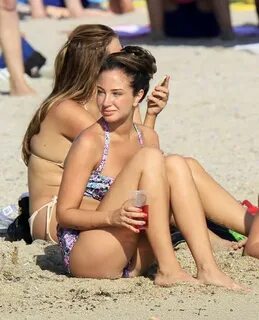 Tulisa Contostavlos in Bikini on the beach in Ibiza - 12thBl